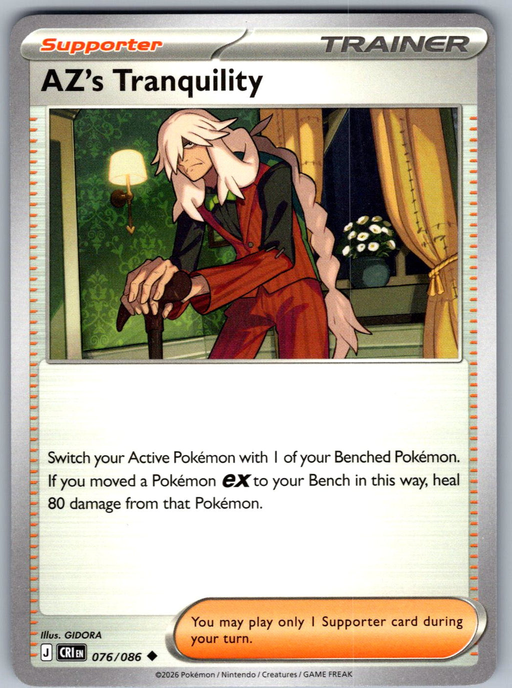 AZ's Tranquility 076/086 Chaos Rising Pokemon