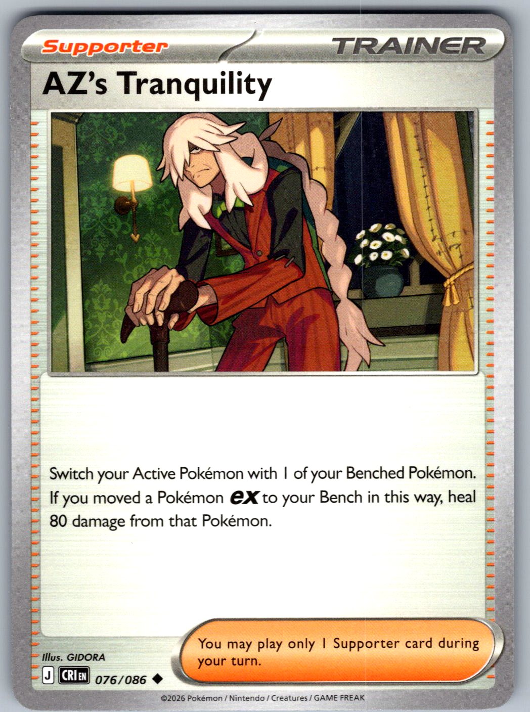 AZ's Tranquility 076/086 Chaos Rising Pokemon