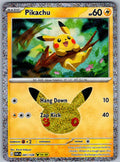 Pikachu 041/128 ME: 30th Celebration Pokemon Holo