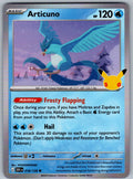 Articuno 018/128 ME: 30th Celebration Pokemon Holo