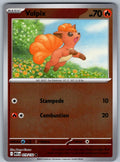 Vulpix 019/132 Mega Evolution Pokemon Reverse Holo