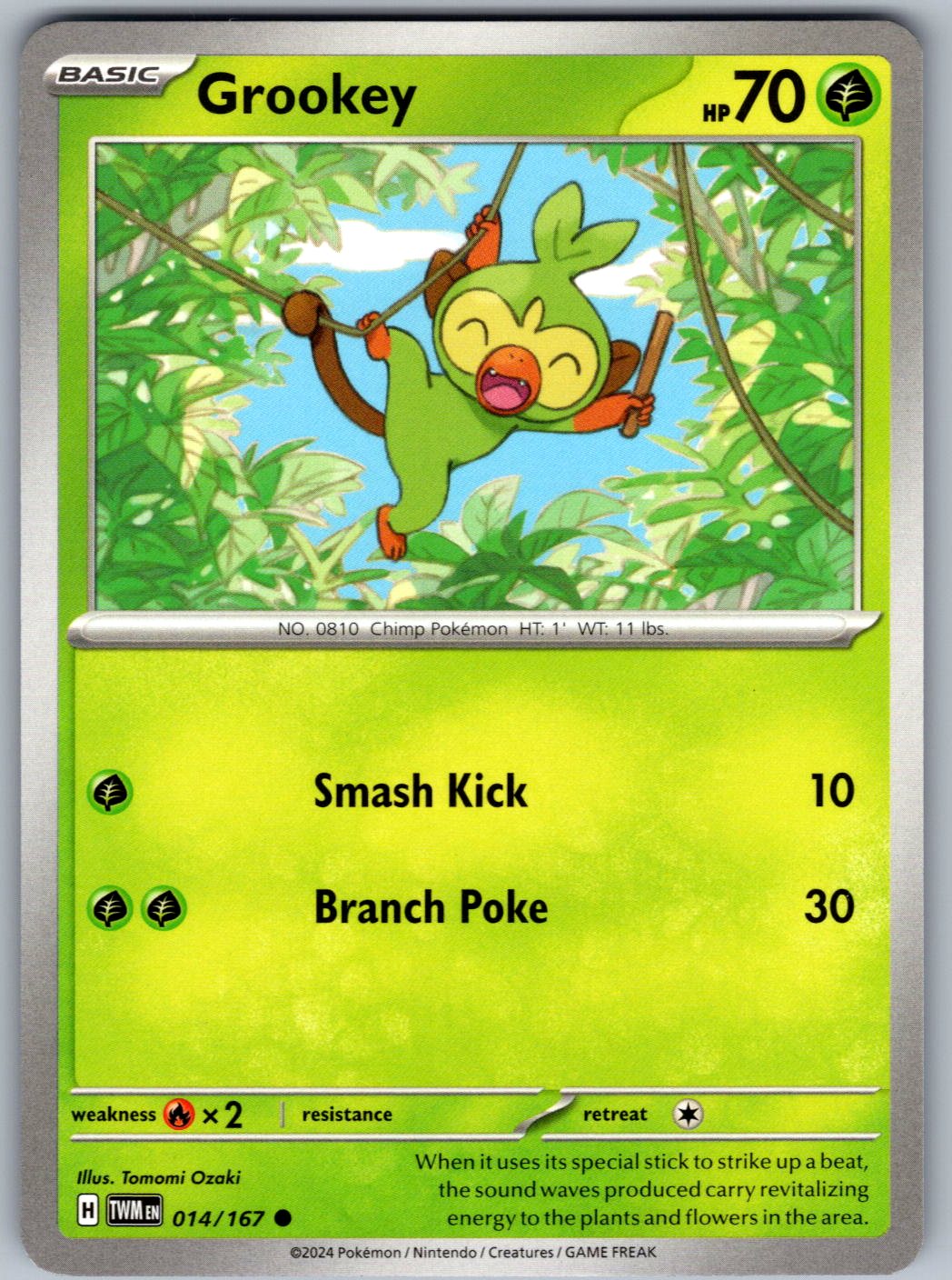 Grookey 014/167 Twilight Masquerade Pokemon