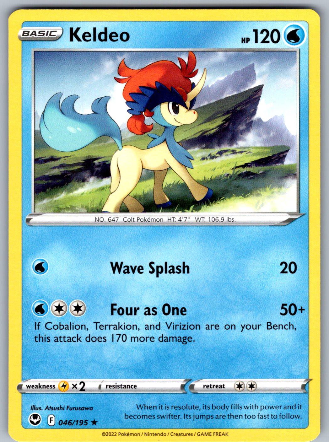 Keldeo 046/195 Silver Tempest Pokemon