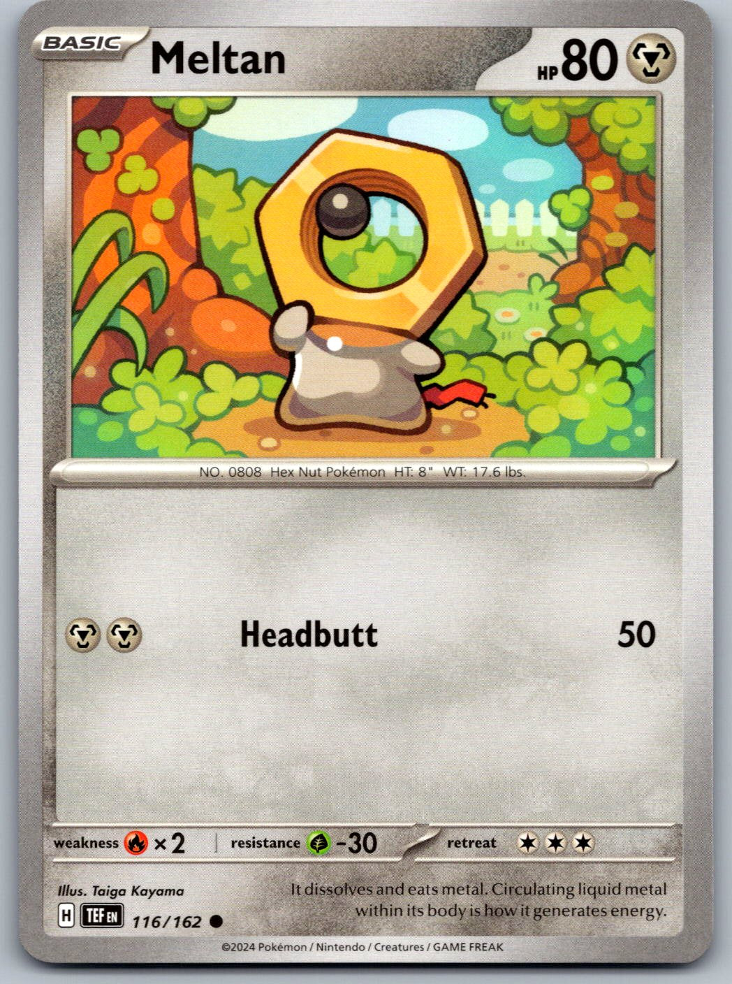 Meltan 116/162 Temporal Forces Pokemon