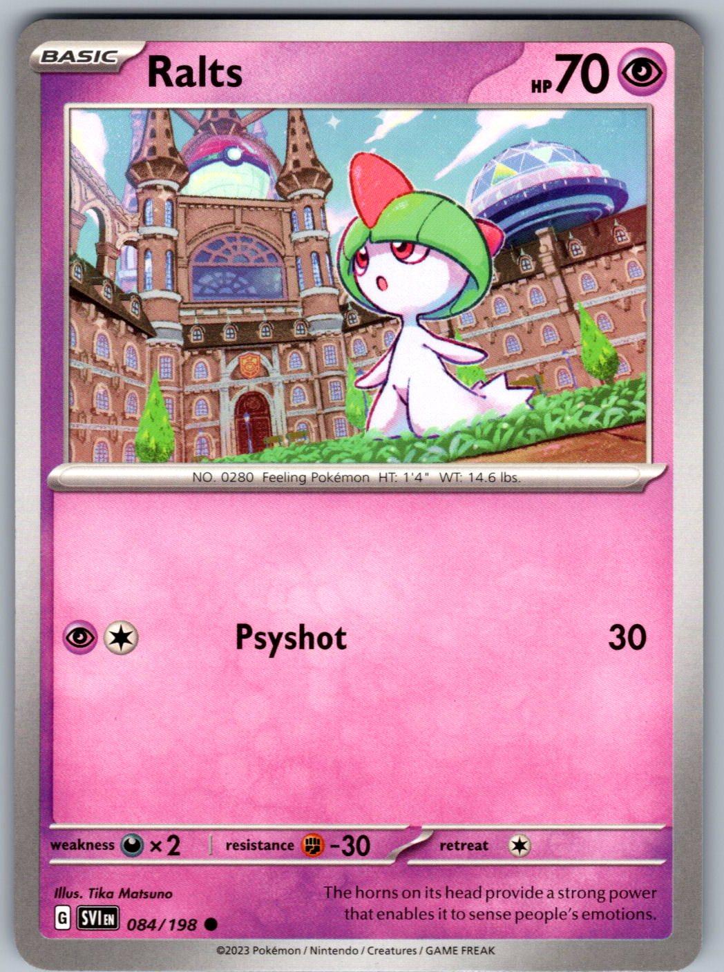 Ralts 084/198 Scarlet & Violet Pokemon