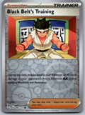 Black Belt's Training 096/131 Prismatic Evolutions Pokemon Reverse Holo