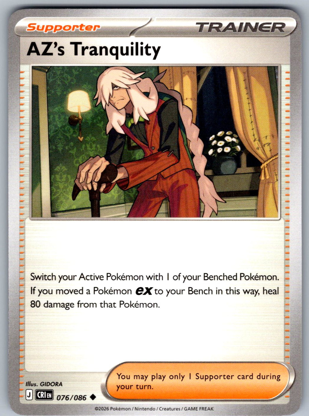 AZ's Tranquility 076/086 Chaos Rising Pokemon
