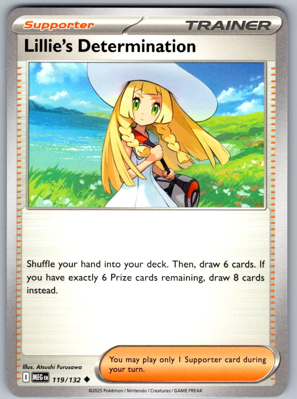 Lillie's Determination 119/132 Mega Evolution Pokemon