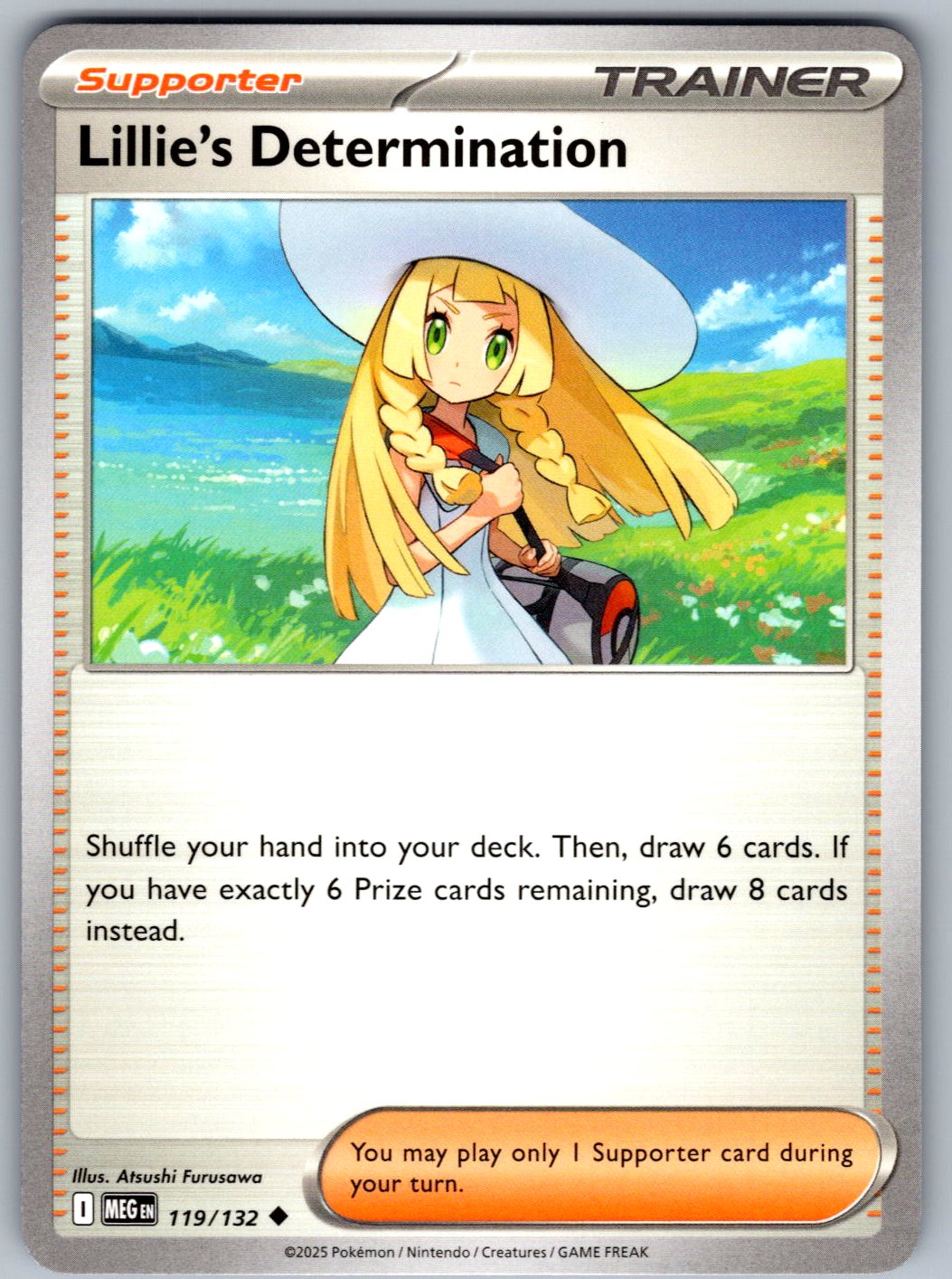Lillie's Determination 119/132 Mega Evolution Pokemon