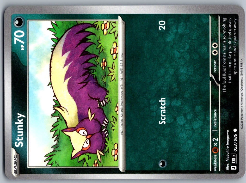 Stunky 053/086 Chaos Rising Pokemon