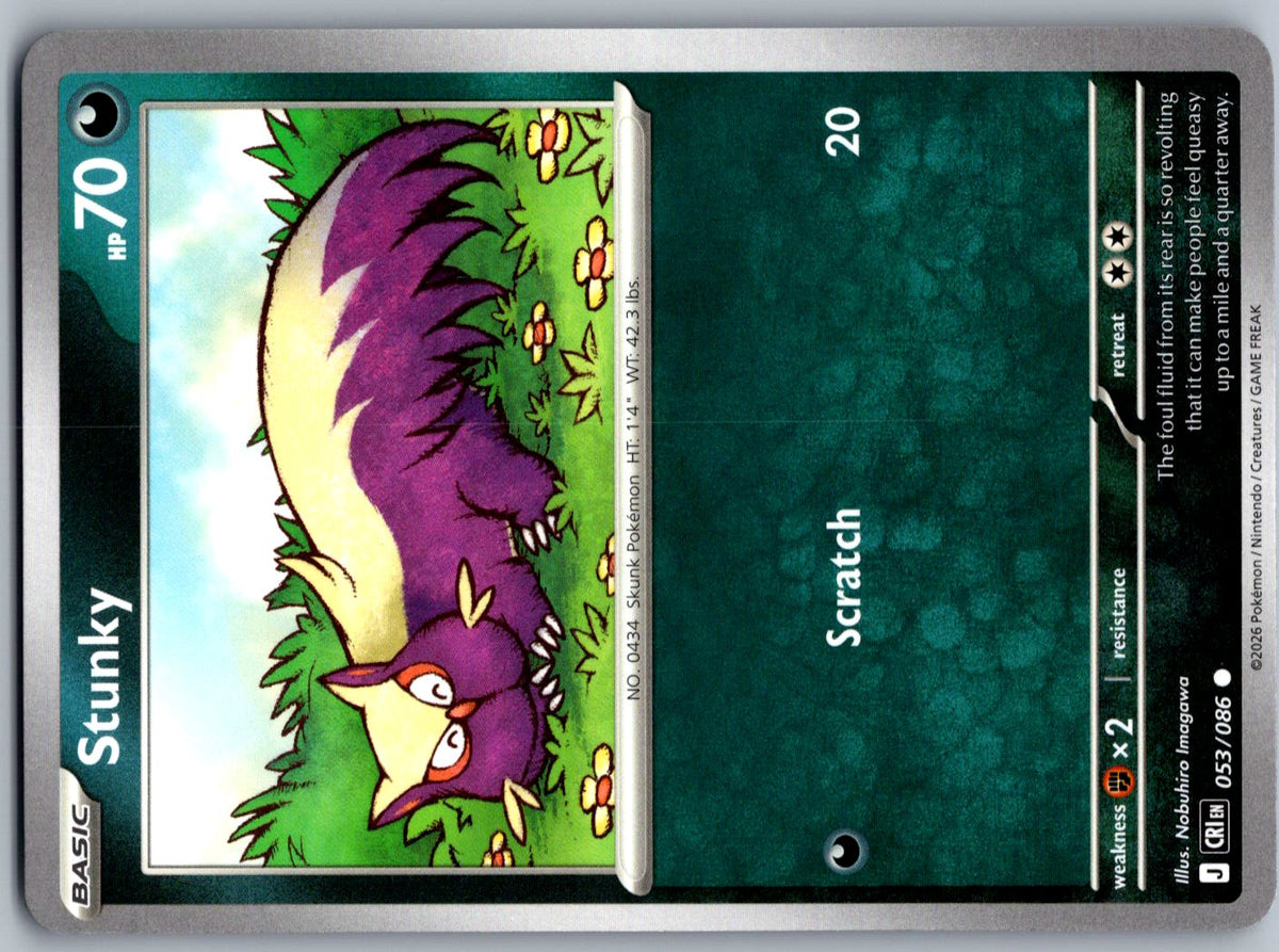 Stunky 053/086 Chaos Rising Pokemon