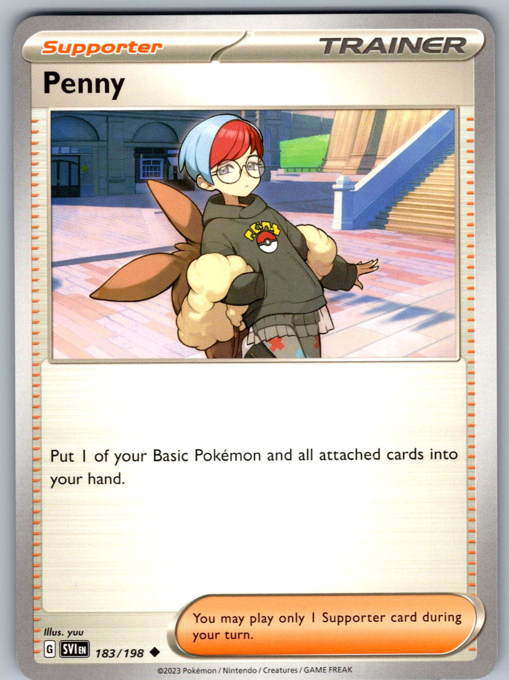 Penny 183/198 Scarlet & Violet Pokemon