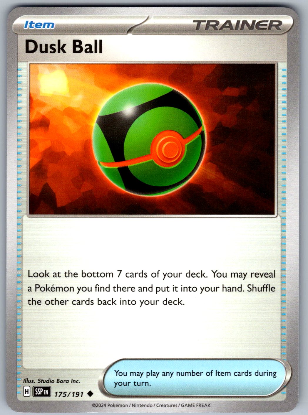 Dusk Ball 175/191 Surging Sparks Pokemon