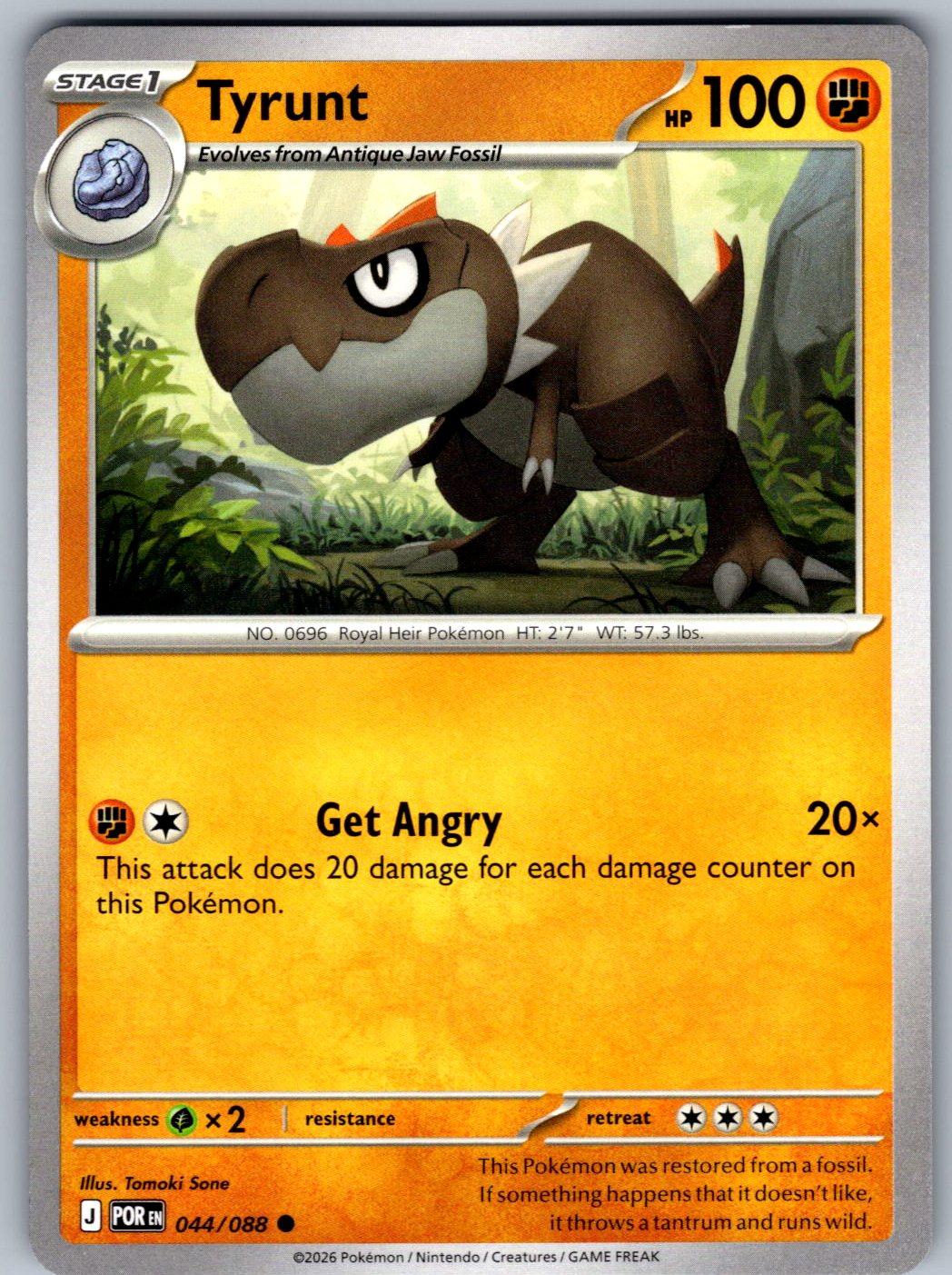 Tyrunt 044/088 Perfect Order Pokemon