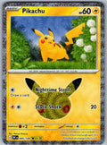 Pikachu 045/128 ME: 30th Celebration Pokemon Holo