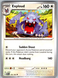 Exploud 150/182 Paradox Rift Pokemon