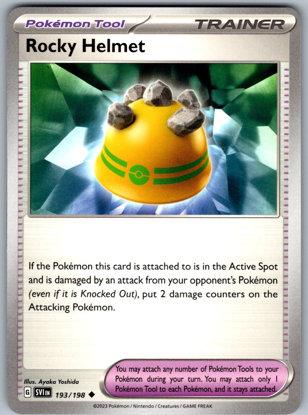 Rocky Helmet 193/198 Scarlet & Violet Pokemon