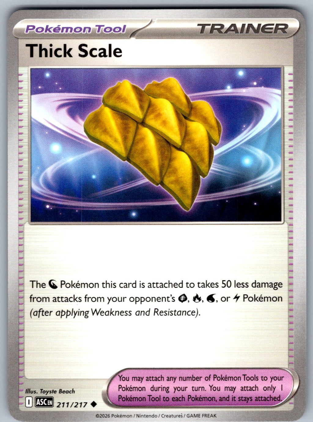 Thick Scale 211/217 Ascended Heroes Pokemon