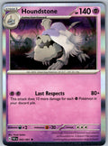 Houndstone 043/091 Paldean Fates Pokemon Holo