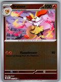 Braixen 012/086 Chaos Rising Pokemon Reverse Holo