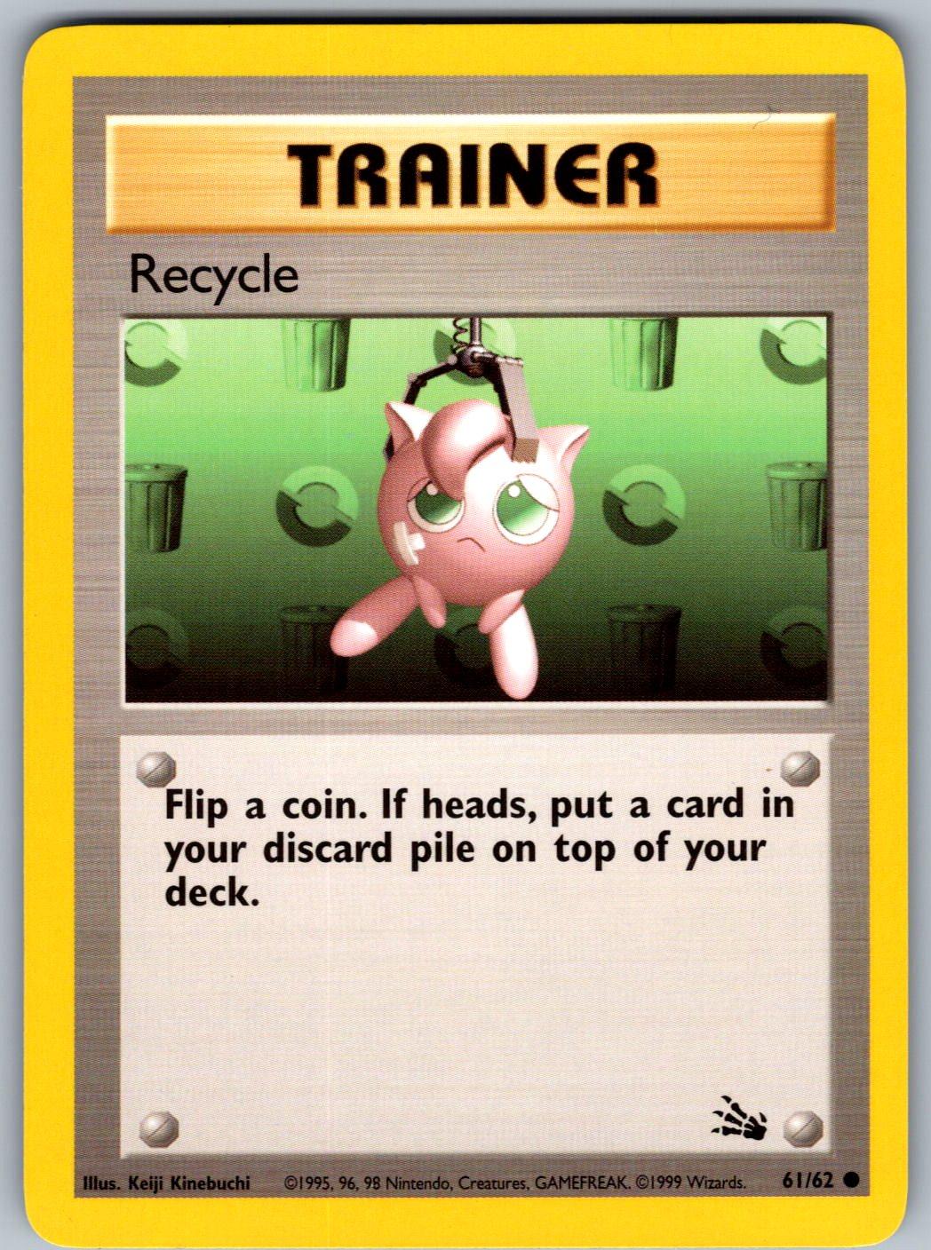 Recycle 61/62 Fossil Pokemon Unlimited