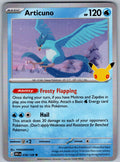 Articuno 018/128 ME: 30th Celebration Pokemon Holo