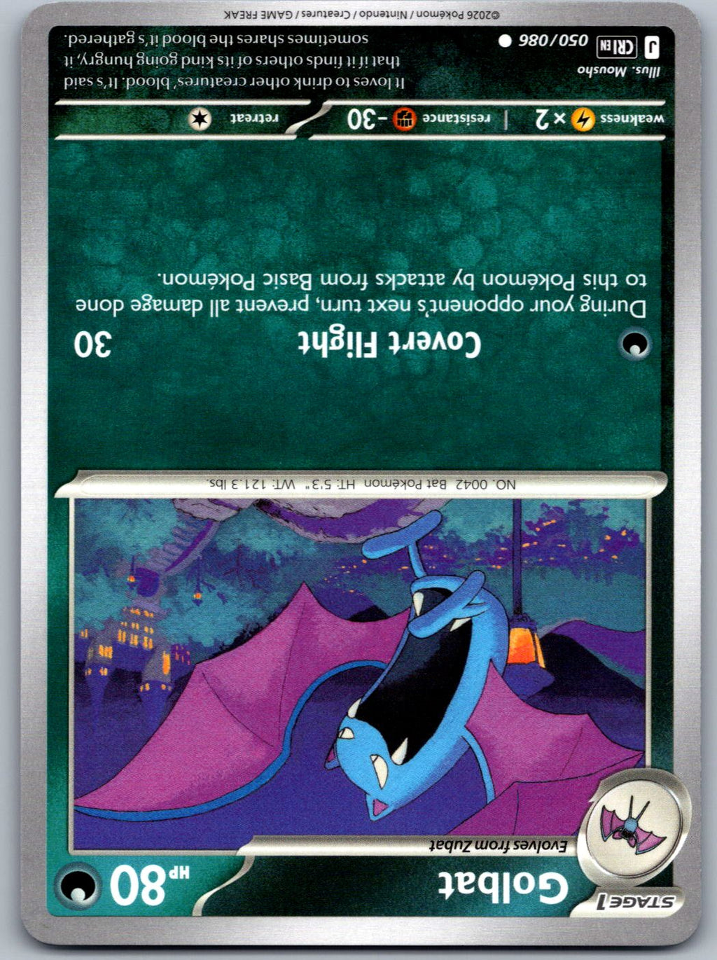 Golbat 050/086 Chaos Rising Pokemon