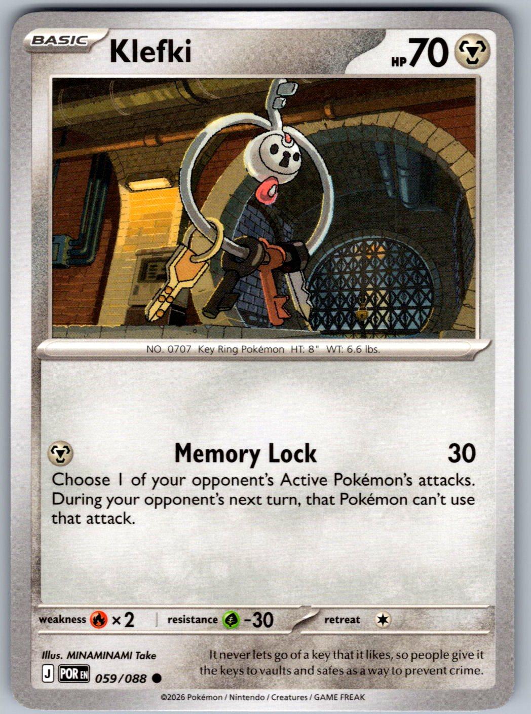 Klefki 059/088 Perfect Order Pokemon