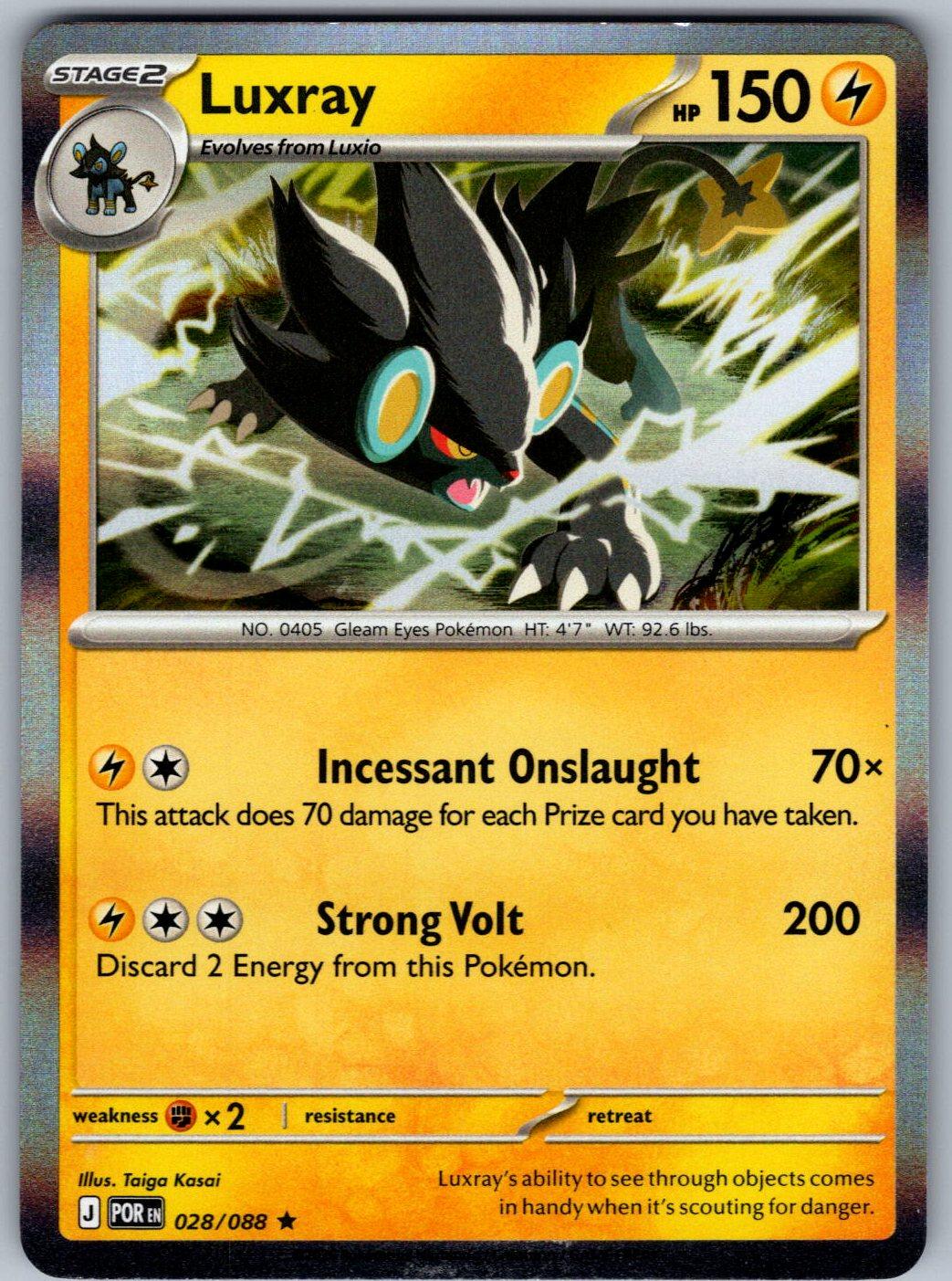 Luxray 028/088 Perfect Order Pokemon Holo