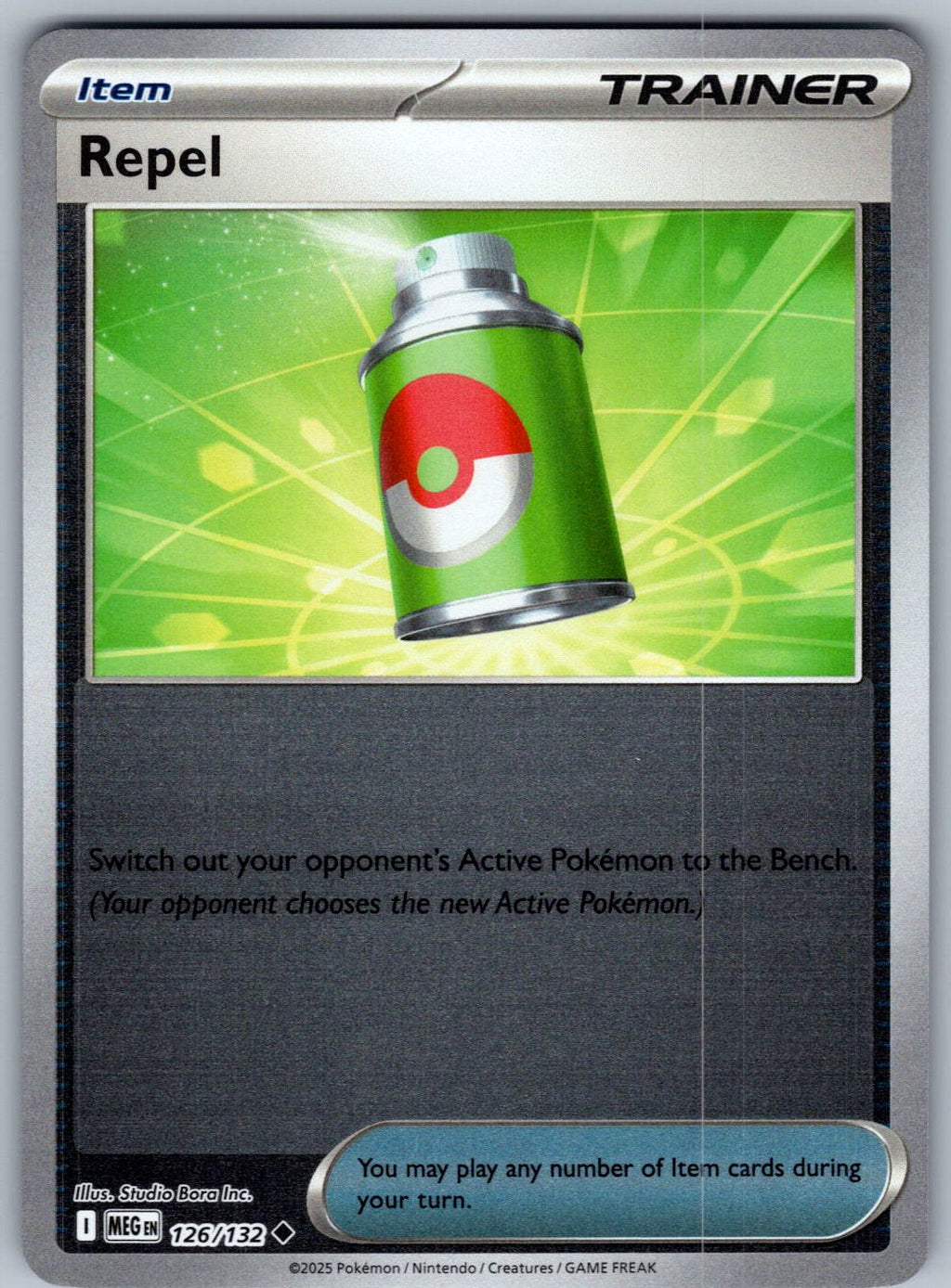 Repel 126/132 Mega Evolution Pokemon Reverse Holo