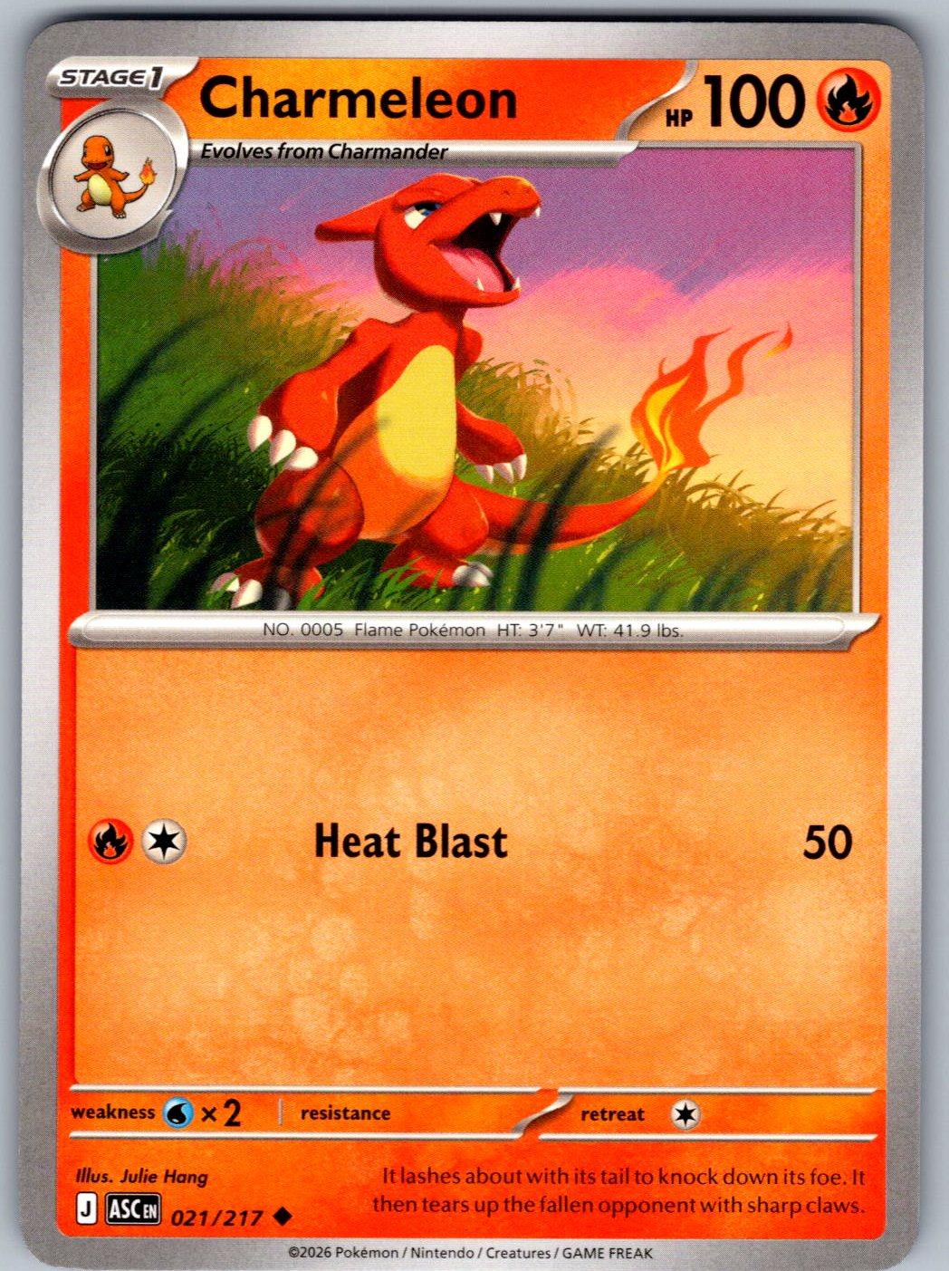 Charmeleon 021/217 Ascended Heroes Pokemon