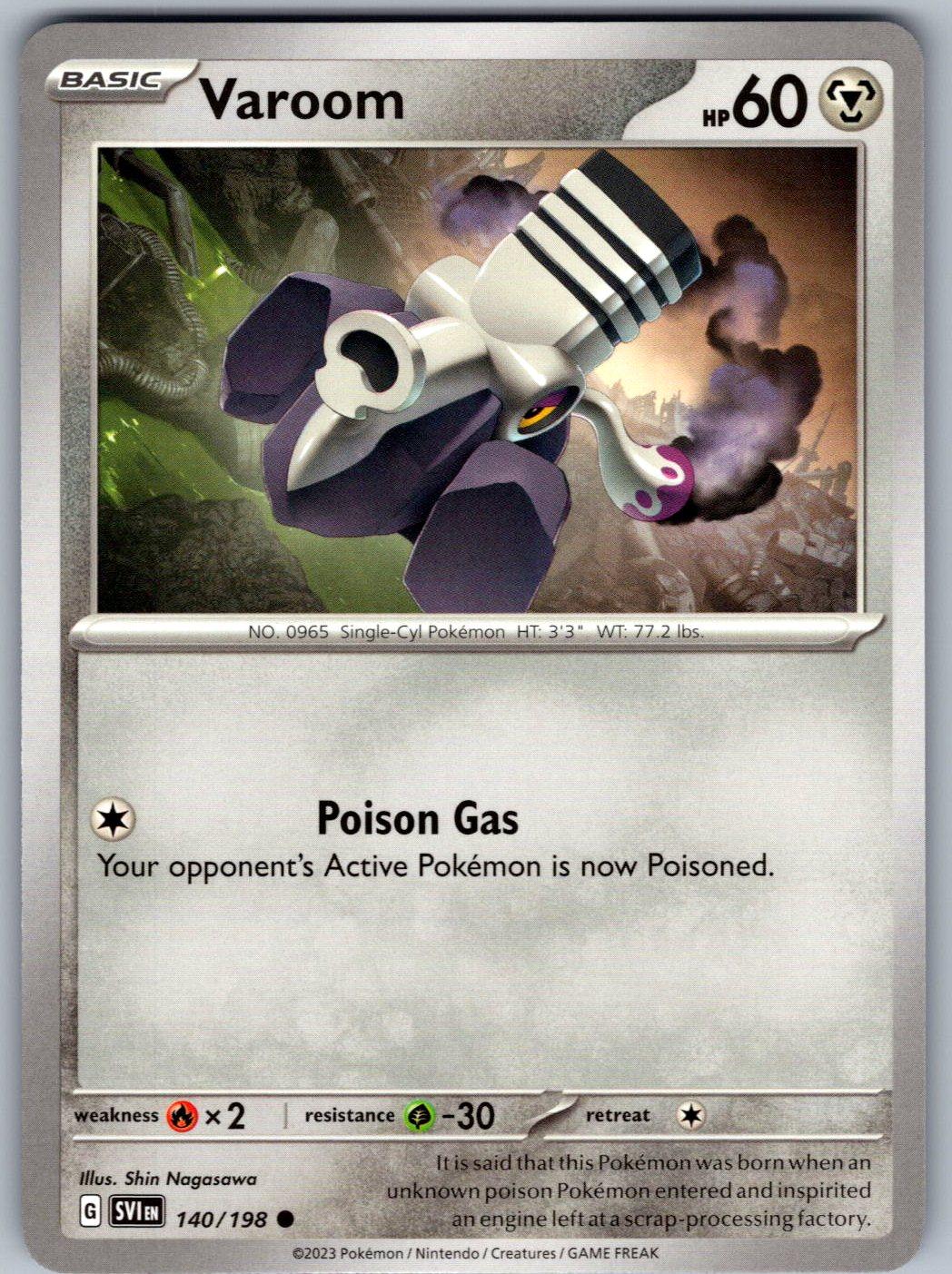 Varoom 140/198 Scarlet & Violet Pokemon