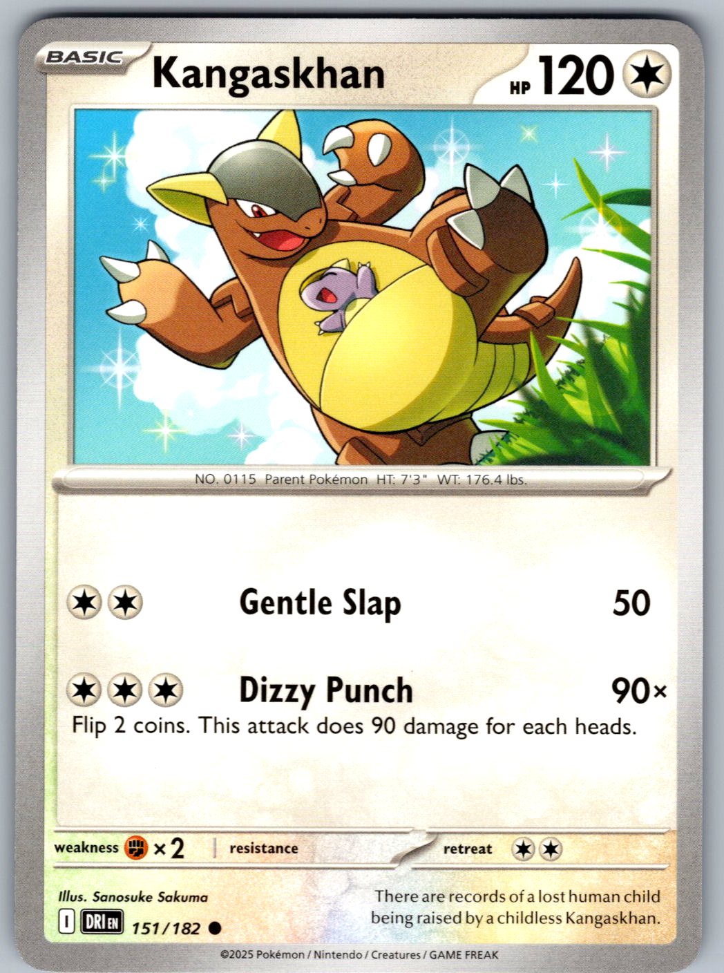 Kangaskhan 151/182 Destined Rivals Pokemon