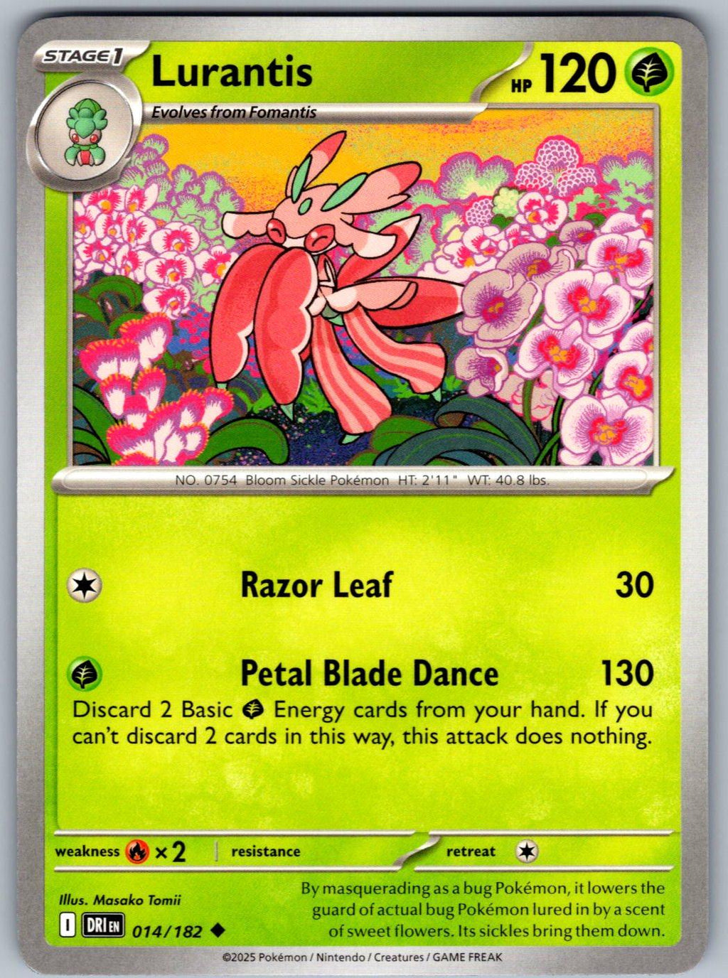 Lurantis 014/182 Destined Rivals Pokemon