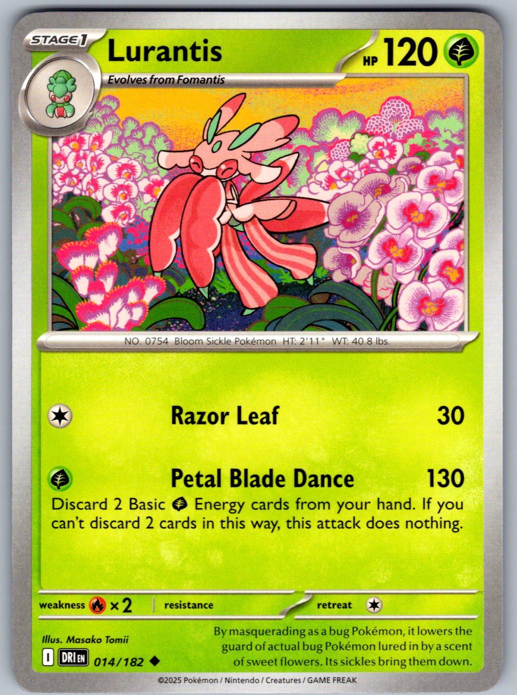 Lurantis 014/182 Destined Rivals Pokemon