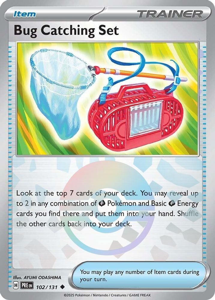 Bug Catching Set (Poke Ball Pattern) 102/131 Prismatic Evolutions Pokemon Holo