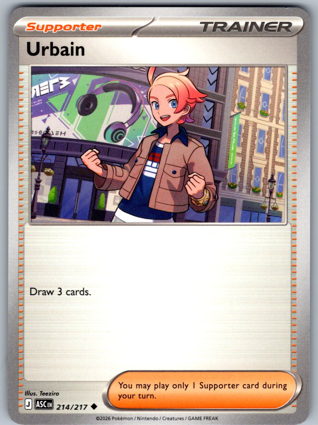 Urbain 214/217 Ascended Heroes Pokemon