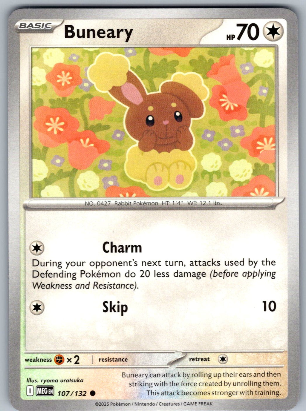 Buneary 107/132 Mega Evolution Pokemon