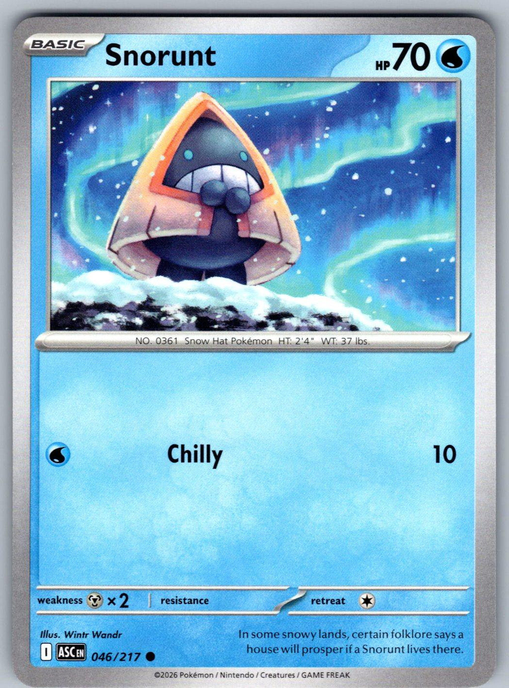 Snorunt 046/217 Ascended Heroes Pokemon