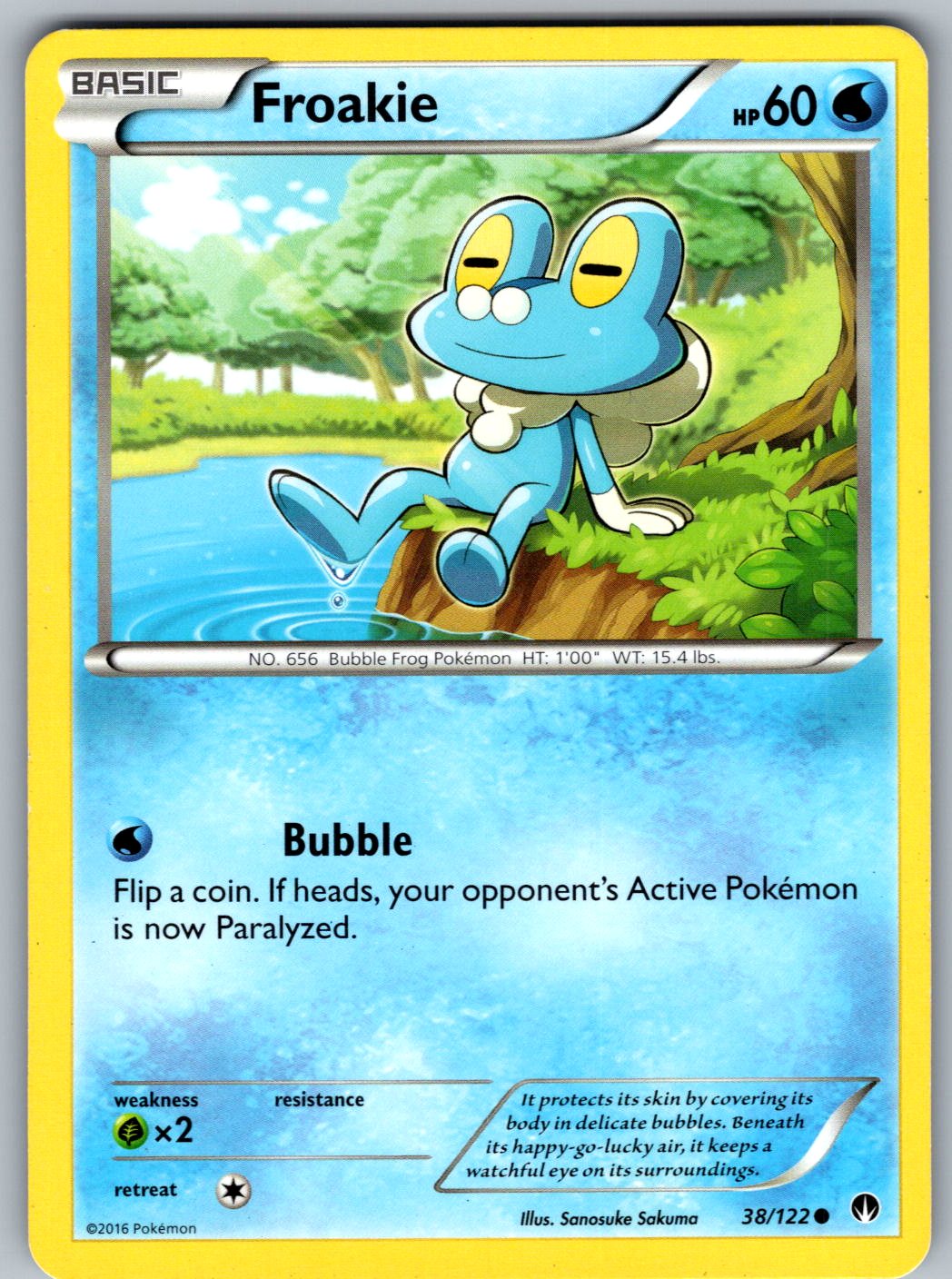 Froakie 38/122 BREAKpoint Pokemon