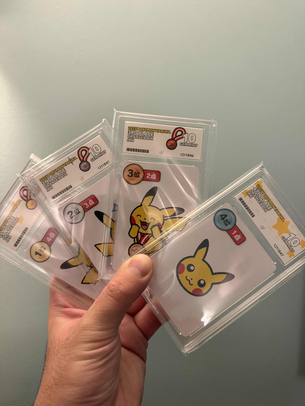 Medal Pikachu Taruka ACE 10 Set